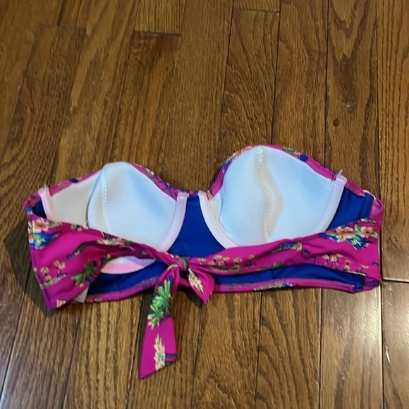 Hollister | Tropical Hawaiian Pink Bikini Size M-top L-bottom Swim Beach Pool - Picture 7 of 9